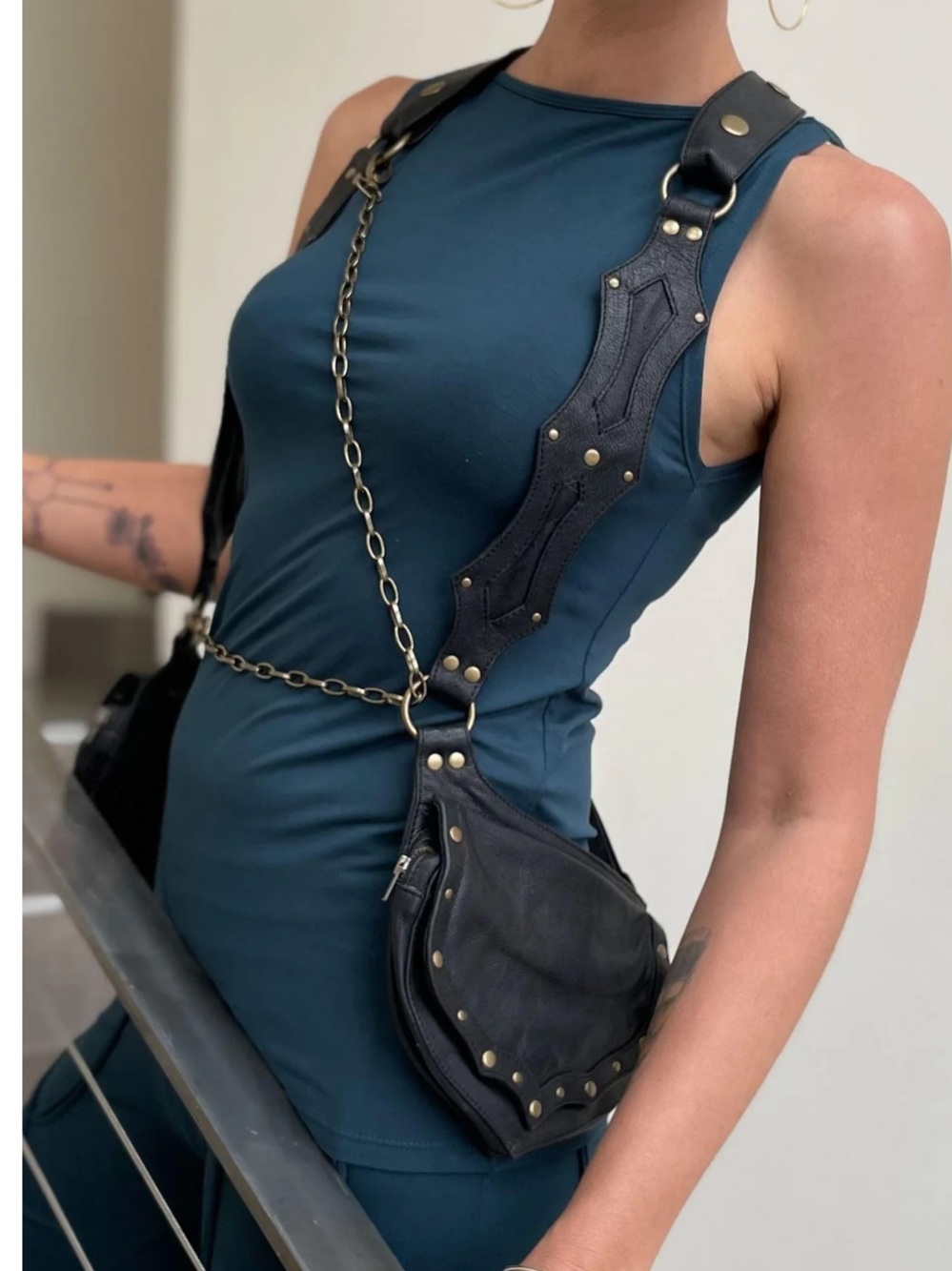 Burning man Leather Harness